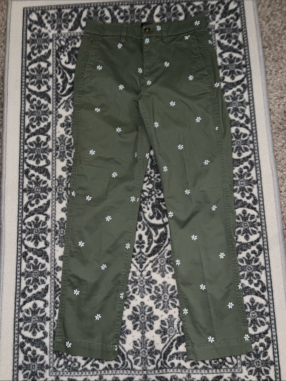 J Crew High Rise Girlfriend Chino Pants